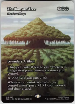 MTG The Banyan Tree The Great Henge Normal NM Avatar The Last Airbender Magic 41 - Image 1