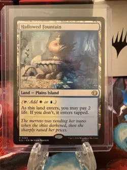 Hallowed Fountain MINT 265 Lorwyn Eclipsed ECL MTG Regular Rare Land Unplayed NM - Image 1