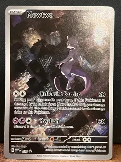 Mewtwo 052 Black Star Promo Illustration Rare Pokemon TCG Scarlet & Violet Holo - Image 1