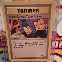 Pokemon TCG Here Comes Team Rocket! 15/82 Team Rocket Rare - Image 1