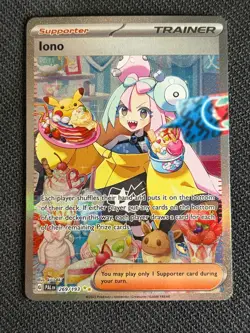Iono 269/193 Paldea Evolved Pokemon TCG Full Art Trainer - Image 1