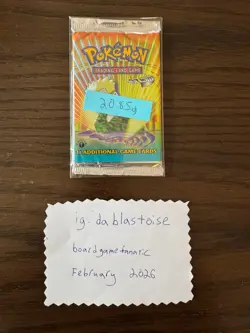 Pokemon 1st Edition Gym Heroes Booster Pack -- Factory Sealed - Considered Heavy - Image 1