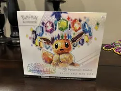 Pokemon Center Prismatic Evolutions ETB Elite Trainer Box Sealed - Image 1