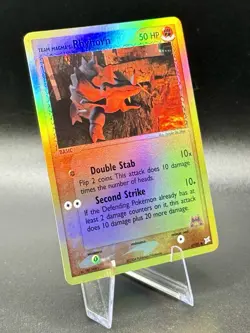 Team Magma's Rhyhorn 67/95 Reverse Holo Pokemon EX Team Magma vs Team Aqua NM - Image 1