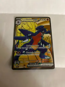 Cynthia's Garchomp ex 215/182 SV10: Destined Rivals Full Art Ultra Rare Pokemon - Image 1