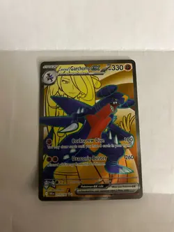 Cynthia's Garchomp ex 215/182 SV10: Destined Rivals Full Art Ultra Rare Pokemon - Image 4