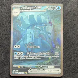 Pokemon Golisopod ex 246/182 SV04: Paradox Rift Illustration Rare Full Art Holo - Image 3