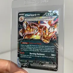 Pokemon TCG Charizard EX 196 Scarlet & Violet Promo Near Mint - Image 1