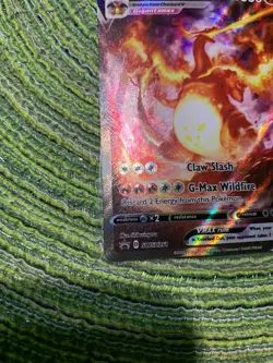 Pokemon Charizard VMAX SWSH261 Charizard UPC Black star Promo Square Cut #1 - Image 2