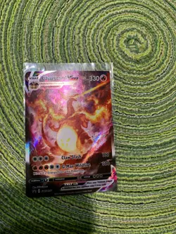 Pokemon Charizard VMAX SWSH261 Charizard UPC Black star Promo Square Cut #2 - Image 1