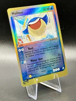 Wailmer 48/109 Reverse Holo Pokemon EX Ruby & Sapphire 2003 Vintage LP - Image 1