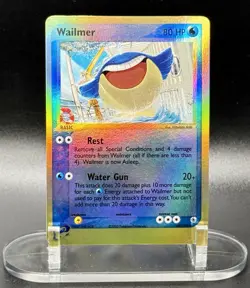 Wailmer 48/109 Reverse Holo Pokemon EX Ruby & Sapphire 2003 Vintage LP - Image 2