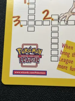 Legendary Birds Zapdos Articuno Movie Promo Pokemon League Clue Crossword LP - Image 4