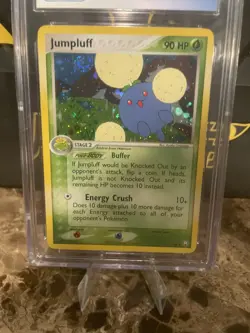 Pokemon Jumpluff EX Team Rocket Returns 11/109 Holo SWIRL! CGC 10 GEM MINT - Image 3
