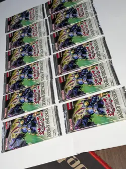 Lot of (12) Yu-Gi-Oh! Doom Of Dimensions 1st Edition Booster Packs - Image 3