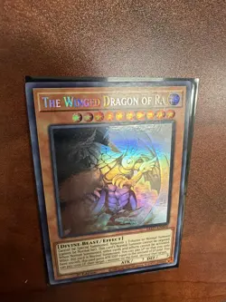 Yugioh | The Winged Dragon of Ra | LED7 | Ghost Rare | 1st Edition | NM - Image 3