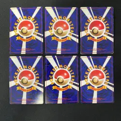 Base Set 1996 Normal Card Set of 6 Japanese Pokemon Card Old Back s007352 - Image 2
