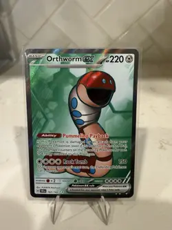 Pokemon TCG Orthworm EX Full Art Ultra Rare Card Stellar Crown 162/142 - Image 1