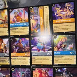 LOT X15 Disney Lorcana Shimmering Skies- Rare/Super Rare/ Other -TCG Card Lot - Image 4