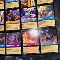 LOT X15 Disney Lorcana Shimmering Skies- Rare/Super Rare/ Other -TCG Card Lot - Image 5