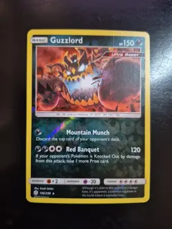 Guzzlord 136/236 Cosmic Eclipse Reverse Holo Rare Pokemon Card - NM - Image 1