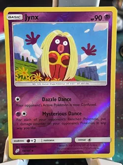 POKEMON JYNX 38/73 COMMON REVERSE HOLOFOIL SHINING LEGENDS NM CARD - Image 1
