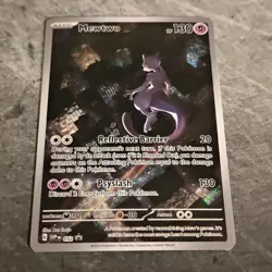 Pokemon Mewtwo SVP 052 Black Star Promo Holo Card Pokemon TCG Basic 130 HP - Image 5