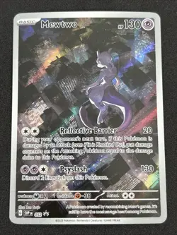 Pokemon Card - Mewtwo SVP052 (Full Art) S&V: UPC 151 Black Star Promo Holo - Image 1