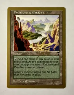 Undiscovered Paradise 1997 Jakub Slemr World Championship Decks NM Excellent!!! - Image 1