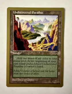 Undiscovered Paradise 1998 Brian Selden World Championship Decks NM Excellent!!! - Image 1