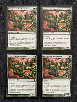 4x Overgrown Battlement | NM | Rise of the Eldrazi | Magic The Gathering MTG - Image 1
