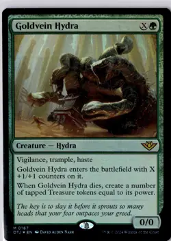 Goldvein Hydra Outlaws of Thunder Junction Foil NM M 0167 - Image 1