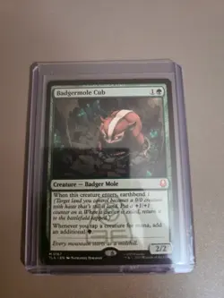 Magic: The Gathering Avatar: The Last Airbender Non-Foil Badgermole Cub - Image 1