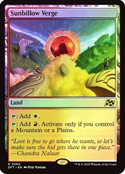 Sunbillow Verge 264 Foil NM MTG Aetherdrift Magic - Image 1