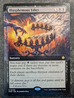 Blasphemous Edict - Extended - Magic Foundations (MTG) - Image 1