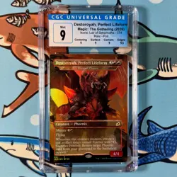 Destoroyah, Perfect Lifeform 374 FOIL CGC 9 MINT - Ikoria MTG Godzilla Variant - Image 1