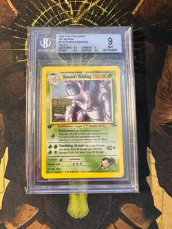 Pokemon Giovanni's Nidoking 7/132 Gym Challenge 1st Edition Holo Vintage BGS 9 - Image 1