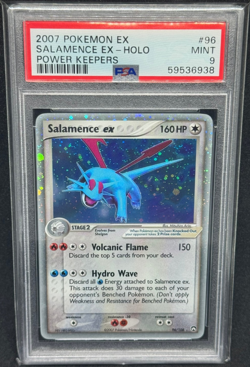 PSA 9 Salamence EX 96/108 Power Keepers Pokemon Card Graded - Image 1