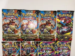 Pokemon TCG Mega Evolution Booster Pack New Sealed LOT OF 8 - Image 2