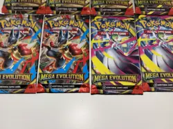 Pokemon TCG Mega Evolution Booster Pack New Sealed LOT OF 8 - Image 3