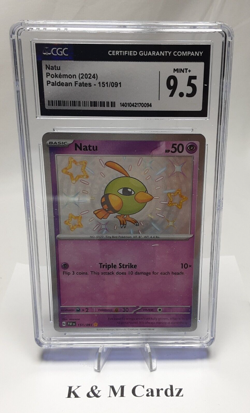 Pokemon - Natu - 151/091 - Graded - CGC 9.5 - 2024 - Image 1