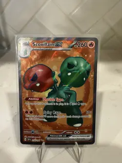 Pokemon TCG Scovillain EX 216/191 Surging Sparks Ultra Rare - Image 1