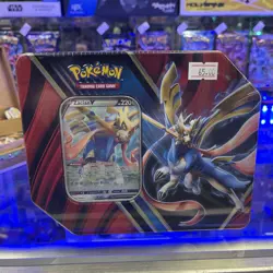 Pokemon TCG Galar Zacian V Tin (5 Pack Total) NEW Sealed Steam Siege Rebel Clash - Image 1