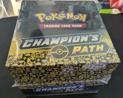 Pokemon Sword & Shield Champion's Path Pin Collection Sealed Case - Image 1