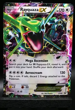 2015 POKEMON XY PROMO - RAYQUAZA EX - XY66 - BLACK STAR PROMO - Image 1