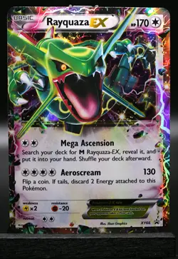 2015 POKEMON XY PROMO - RAYQUAZA EX - XY66 - BLACK STAR PROMO - Image 2