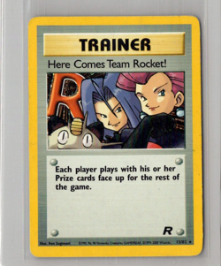 Here Comes Team Rocket! 15/82 - Pokemon Team Rocket Unlimited Holo Rare HP - Image 1