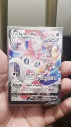 Pokemon Sylveon VMAX TG15/TG30 Full Art Holo Ultra Rare Rapid Strike - Image 2