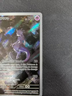 Pokemon Mewtwo TCG Scarlet & Violet 151 UPC Black Star Promo 52 - NM - Image 4