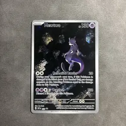 Pokemon TCG Mewtwo 052 Black Star Promo Scarlet & Violet 151 UPC - Image 1